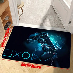 Cartoon 3D Game Zone Floor Mat for Living Room Decor