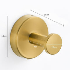 304 Stainless Steel No-Drill Hook for Bathroom & Kitchen