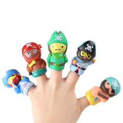 Interactive Hand Puppet Toy - Pirate & Animal Designs