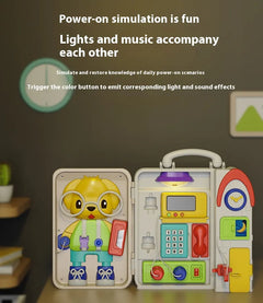 Montessori Busy Board – Toddler Learning Toy