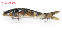 8-Section Trout Lure Hard Bait Fishing Tackle