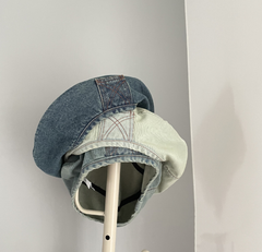 Girls' Denim Beret Hat for Spring, Autumn, Summer