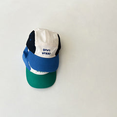 Korean Style Children's Alphabet Peaked Cap for Spring/Fall