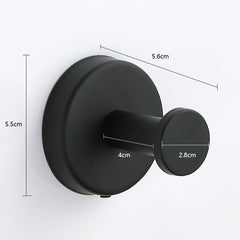 304 Stainless Steel No-Drill Hook for Bathroom & Kitchen