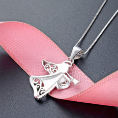 S925 Silver Necklace Pendant - Angel Design
