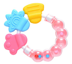 Baby Rattle Teether Silicone Chew Toys for Infants