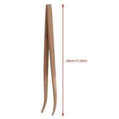 Eco-Friendly Bamboo Feeding Tongs for Reptile Care