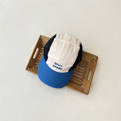Korean Style Children's Alphabet Peaked Cap for Spring/Fall