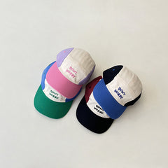 Korean Style Children's Alphabet Peaked Cap for Spring/Fall