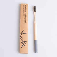 Bamboo Toothbrush with Custom Logo and Kraft Paper Box