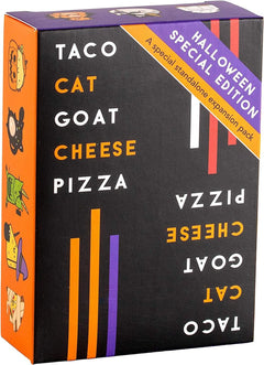 Taco Cat Goat Cheese Pizza – Halloween Edition – Halloween Party Games for Kids and Adults - Halloween Party Favors Halloween School Party Prize Trick or Treat Gift Kids Ages 8+