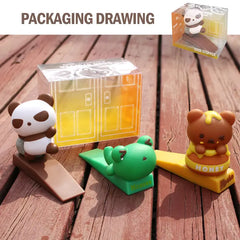 Cute Cartoon Anti-Pinch Door Stopper with Suction Bumper
