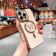 Iphone Magnetic Case with Butterfly Design for Models 11-14 Pro Max
