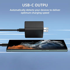 45W USB-C Super Fast Wall Charger 10FT Cable For Samsung Galaxy S20 S21 S22 S23