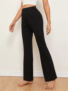 High-Waisted Yoga Pants with Draped Design for Women