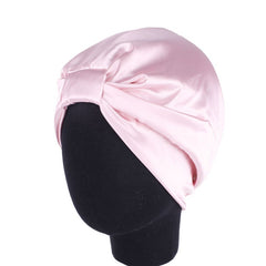 Double Layer Satin Hair Scarf Sleep Cap