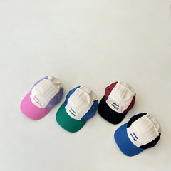 Korean Style Children's Alphabet Peaked Cap for Spring/Fall
