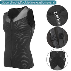 Men's Slimming Body Shaper Waist Trainer and Vest