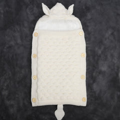 Spring Autumn Baby Knitted Rabbit Ear Sleep Sack