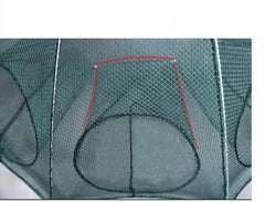 Fishing Bait Trap Crab Net Crawdad Shrimp Cast Dip Cage Fish Minnow Foldable NEW