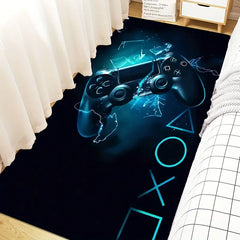Cartoon 3D Game Zone Floor Mat for Living Room Decor