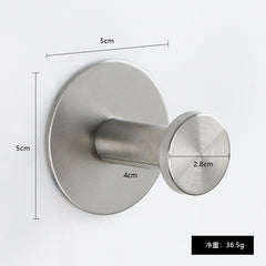 304 Stainless Steel No-Drill Hook for Bathroom & Kitchen