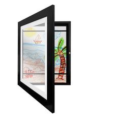 2023 Kids Art Frames with Wooden Storage Box