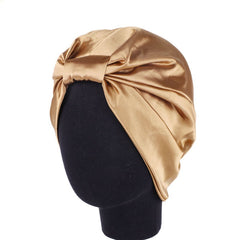 Double Layer Satin Hair Scarf Sleep Cap