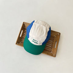 Korean Style Children's Alphabet Peaked Cap for Spring/Fall