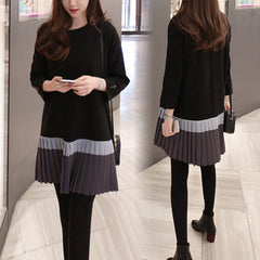 Maternity Dress, Loose Plus Size Sweater Dress